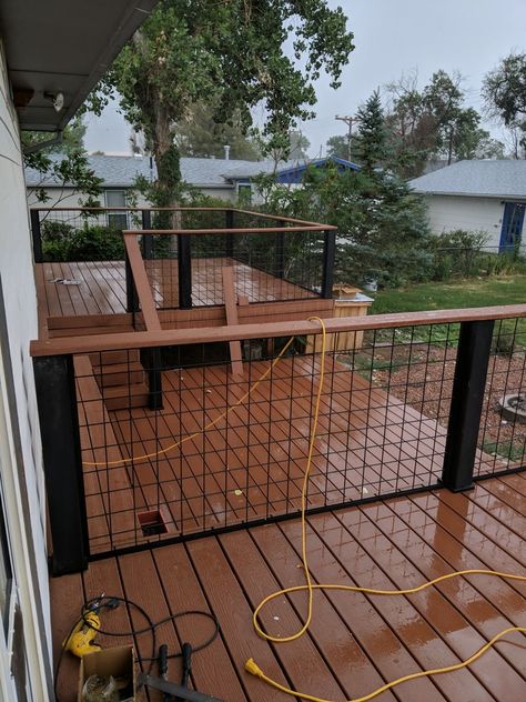 Composite deck railing