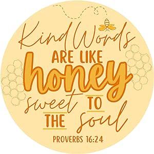 Kind Words Are Like Honey, Words Are Like Honey, Card Ring, Proverbs 16, Daily Scripture, Spirit Shirts, Bible Art Journaling, Metal Surface, Bible Art