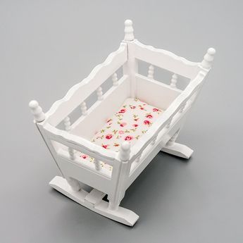 PRICES MAY VARY. Scale: 1:12 Dollhouse Miniature Decor Including: 1x Cradle (Not Including Other Items) Approx. Size (LxWxH): Cradle 9.6x6x7.2 cm - 3.8x2.4x2.8 inch High Details and Workmanship: For Dollhouse Decor of Livingroom, Bedroom, Diningroom,Study Room, Sewing Room, Bath Room, Play Room etc. Scale 1:12 Dollhouse Miniature Decor Material Wood Including 1x Cradle (Not Including Other Items) Approx. Size (LxWxH) Cradle 9.6x6x7.2 cm - 3.8x2.4x2.8 inch High Details and Workmanship For Dol Wooden Crib, Baby Doll Crib, Miniature Nursery, Wooden Cribs, Crib Bed, Dollhouse Nursery, Miniature Dollhouse Accessories, Cradle Bedding, Doll Crib