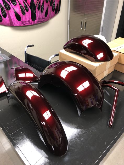 Tri coat candy black cherry custom bike paint? Yes please! We love to paint motorcycles and we don’t charge extra for it. Painting is painting to us. We’ll paint anything Tulsa! #collision #restoration 439-4444.com Black Cherry Paint, Custom Motorcycle Paint Jobs, Car Paint Colors, Paint Bike, Motorcycle Paint, Car Paint Jobs, Bike Tank, Custom Paint Motorcycle, Motos Harley