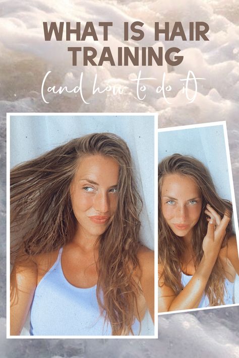 What is hair training and how to do it Train Hair To Wash Less, Hair Training Tips, Hair Training Schedule, How To Train Your Hair, Hair Training, Wash My Hair, Using Dry Shampoo, Crazy Person, Oily Hair