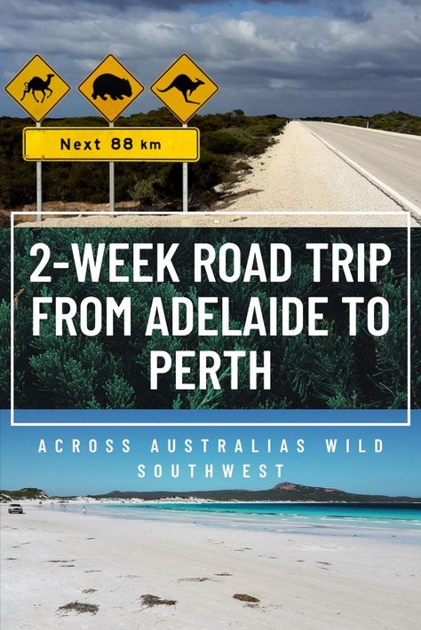 A 2-week road trip along stunning coastlines, deserts and vast lands across South and Western Australia. Travel from Adelaide to Perth - 2000 miles across Australia's remote and wild Southwest! #australiatravel #roadtrip Nullarbor Plain, Western Australia Travel, Sleeping Under The Stars, Natural Bridge, Road Trip Hacks, New Zealand Travel, Road Trip Fun, Sustainable Travel, Adventure Camping