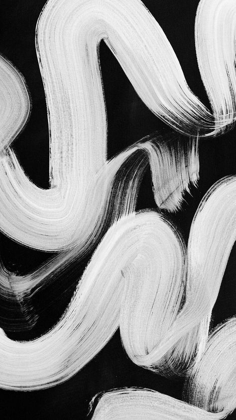 Brush Strokes Pattern, White Gouache, Cocoppa Wallpaper, Tableau Design, Abstract Art Wallpaper, Graphic Design Fonts, Arte Inspo, Black And White Wallpaper, Painting Wallpaper