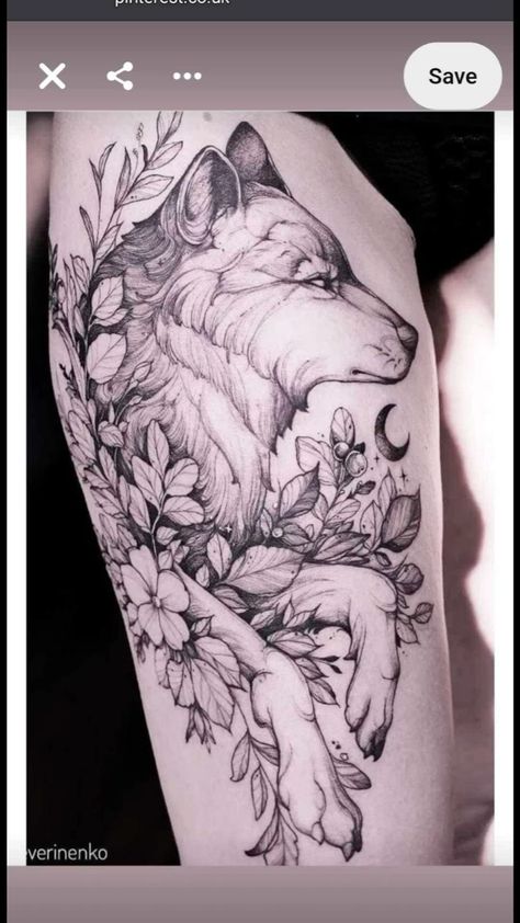 Studio Ghibli Tattoo Ideas Princess Mononoke, Tattoo Sakura, Female Tattoo Designs, Princess Mononoke Tattoo, Tatuaje Studio Ghibli, Ghibli Tattoos, Wolf Tattoos For Women, Ghibli Tattoo, Princess Tattoo