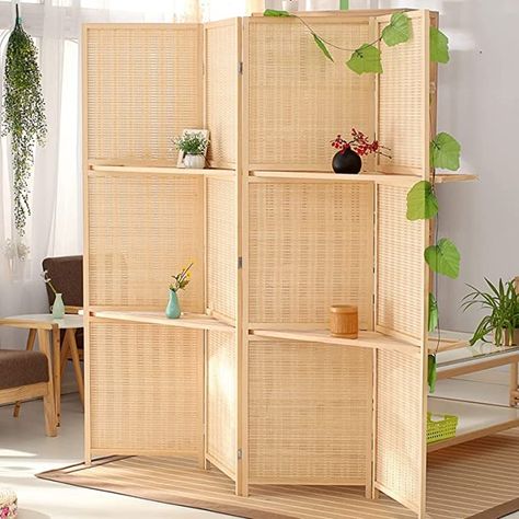 Freestanding Room Divider, Room Divider Shelves, Portable Partitions, Bamboo Room Divider, Wood Room Divider, 4 Panel Room Divider, Wooden Room Dividers, Partition Screen, Folding Room Dividers