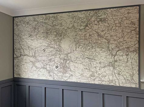 Historic One-Inch to the Mile Ordnance Survey Map Wallpaper from 1896 Fantasy Map Wallpaper, Cartography Wallpaper, Vintage Maps Wallpaper, Bathroom Map Wallpaper, Map Wallpaper Bathroom, Map Wallpaper Bedroom, Vintage Map Wallpaper, Staircase Wallpaper, World Map Wallpaper Office Room