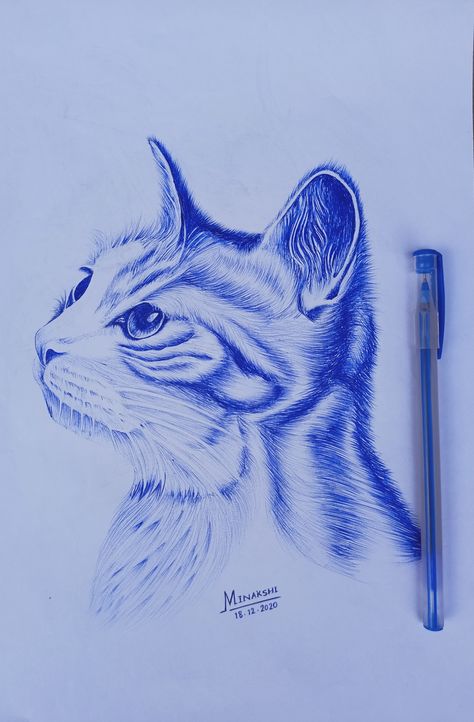 Ball Pen Art Easy, Ball Pen Sketch, Basic Sketches, Pen Sketches, Ballpoint Pen Art, Pen Art Work, Pig Drawing, Ballpoint Pen Drawing, Pen Drawings