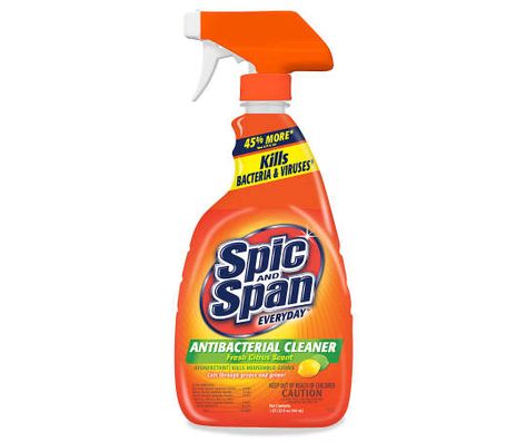 Antibacterial Cleaner Spray, 32 Oz. Household Disinfectants, Citrus Cleaner, All Purpose Cleaner, Disinfectant Spray, Multipurpose Cleaner, Upholstery Foam, Household Cleaning Supplies, Citrus Scent, Fresh And Clean