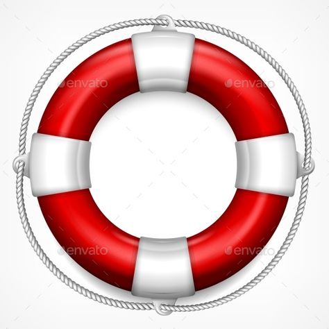 Life Buoy, Vector Portrait, Vodafone Logo, Vector Pattern, Pin Cushions, Vector Graphics, Boats, White Background, Nautical