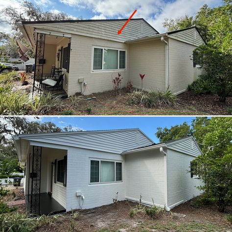 Just completed an incredible exterior painting project where we changed the colors of this beautiful home! Check out the before and after to see the dramatic difference a fresh coat of paint can make. This house hadn’t been painted in many years—the old paint was worn, there were several cracks in the walls, and the property was starting to absorb water, causing deterioration. The homeowners decided to invest in painting their house to protect it for many years to come. As a professional pai... Exterior Painting, Paint Can, Paint Cans, Beautiful Home, Exterior Paint, Painting Projects, Old House, House Painting, House Exterior