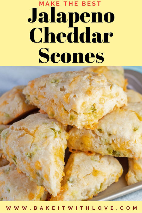 Jalapeno Cheddar Scones Bacon Pepper Jack Jalapeño Scones, Dill Cheddar Scones, Pimento Cheese Scones, Cheddar Jalapeño Scones, Simple Scones All Recipes, Jalapeno Cheddar Scones, Cornbread Scones, Jalapeño Scones, Jalapeno Scones