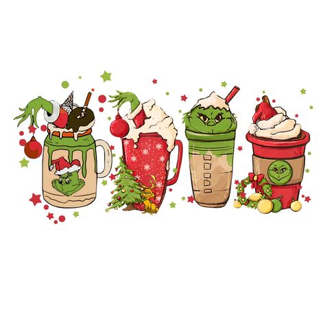 Grinch Coffee, Backpack Diy, Grinch Png, Grinch Face, Diy Backpack, Coffee Png, Tassen Design, Heat Transfer Design, Sublimation Mugs