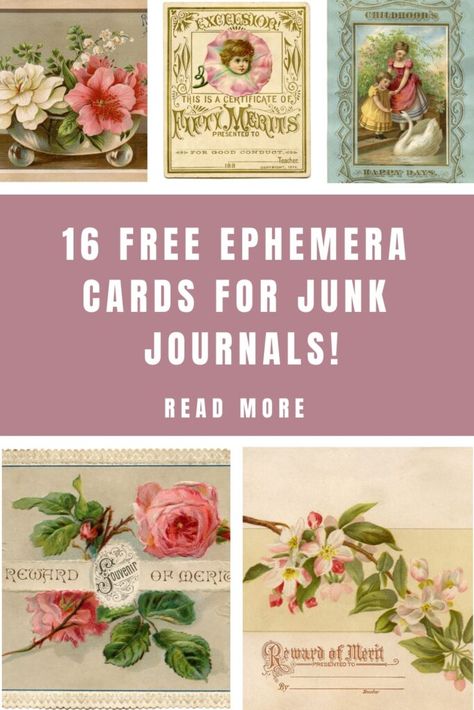 Grab these lovely free printable Vintage Ephemera cards to use in your Crafts and Junk Journals. Junk Journal Cards Free Printable, Junk Journal Free Printables, Junk Journal Ideas Free Printable, Ephemera Free Printables, Free Vintage Printables Ephemera, Free Junk Journal Vintage Printables, Free Printable Junk Journal Note Cards, Free Junk Journal Kit Printables, Certificate Images