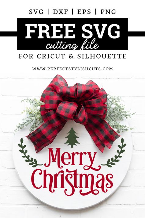 FREE Merry Christmas Door Hanger SVG File Free Christmas Wreath Svg Files For Cricut, Christmas Wreath With Sign, Christmas Door Sign Ideas, Joy Svg Free, Christmas Memorial Lanterns, Christmas Svg Files Free, Free Christmas Svg, Christmas Ornaments Svg, Diy Christmas Door