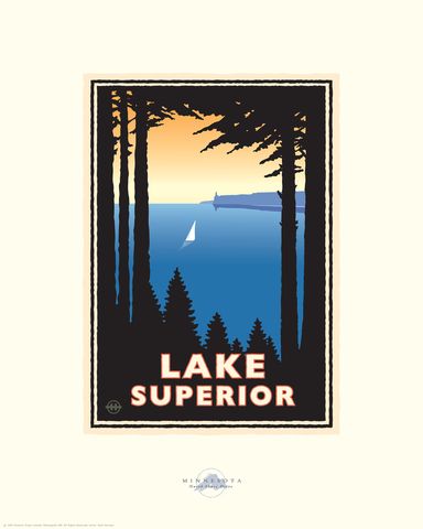 Wood Lake, Landmarks Art, Lake Superior, 8x10 Print, North Shore, Digital Graphics, Graphic Artist, Acrylic Prints, Minneapolis