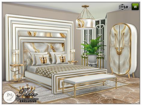 Table Lamp Luxury, Sims 4 Beds, Bedroom End Tables, Sims 4 Bedroom, Bedroom Cushions, Bedroom Table, Adult Bedroom, Bedroom Ceiling, Table Lamps For Bedroom