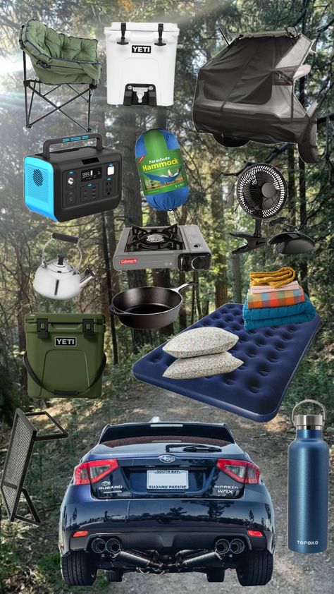 car camping Camping In Van, Fall Car Camping, Compact Car Camping, Car Glamping, Car Camping Aesthetic, Car Camping Setup, Subaru Camping, Campfire Song, Western Australia Travel