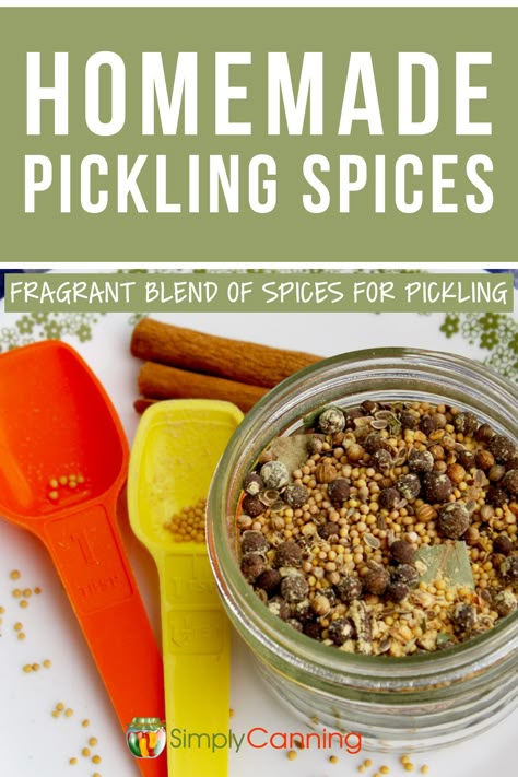 Pickle Recipes With Pickling Spice, How To Make Pickling Spice At Home, How To Use Pickling Spice, Pickle Recipes Using Pickling Spice, Easy Pickling Spice Recipe, Ball Mixed Pickling Spice Recipe, Pickling Spice Recipe, Canning Recipes For Beginners, Pickling Spices