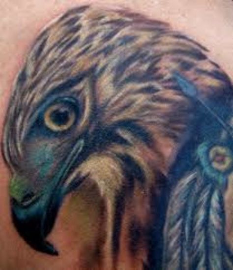 One popular symbolic animal tattoo is the hawk. The hawk has been mentioned throughout history by a variety of cultures throughout the world. Hawk tattoos are sported by men, however, a few women may consider the hawk tattoo. Just like other animal... Hawk Tattoo Feminine, Hawk Symbolism, Crow And Owl, Hawk Tattoos, It's A Tattoo, Tattoo Ideas Forearm, Bible Quote Tattoos, Night Hawk, Bird Tattoos For Women