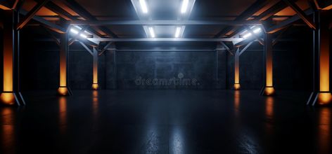 Sci Fi Garage, Futuristic Warehouse, Underground Hangar, Sci Fi Hangar, Futuristic Garage, Modern Sci Fi, Dancing Room, Background Pixel, Empty Background