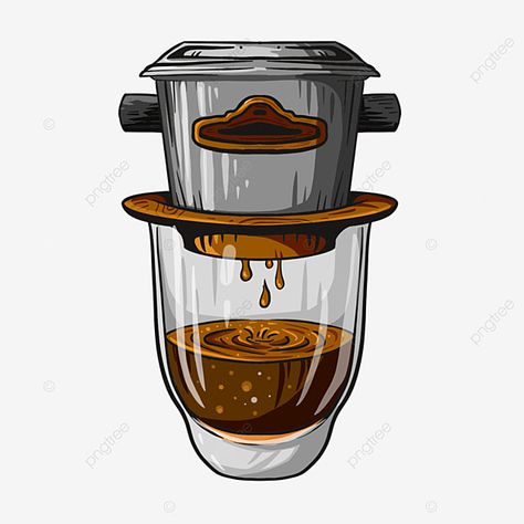 Melon Mocktail, Vietnam Drip, Vietnam Coffee, Drink Clipart, Food Festival Poster, Cafe Menu Design, Coffee Clipart, Coffee Icon, Vietnam Art