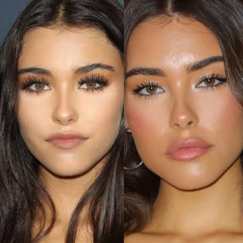 Madison Beer before and after surgery and fillers Madison Beer Lips, Madison Beer Nose, Madison Beer Lip Fillers, Madison Beer Before And After Surgery, Madison Beer Plastic Surgeries, Madison Beer Plastic Surgery, Maddison Beer Makeup Tut, Madison Beer Face Morph, Madison Beer Makeup