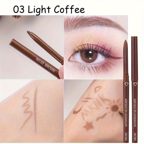 2 In 1 Eyeliner Lip Liner Gel Pencil Waterproof Long-lasting White Black Brown Easy Wear Eyeliner Makeup For Eyes 6 Colors Optio Buy 2 In 1 Eyeliner Lip Liner Gel Pencil Waterproof Long-lasting White Black Brown Easy Wear Eyeliner Makeup For Eyes 6 Colors Optio at Aliexpress for . Find more 66, 200001130 and products. Enjoy ✓Free Shipping Worldwide! ✓Limited Time Sale ✓Easy Return. Check more a... Colors Eyeliner, Black Eye Pencil, Crayon Eyeliner, Waterproof Eyeliner Pencil, Pencil Liner, Wearing Color, Skin Care Range, Colored Eyeliner, Eyeliner Pencil