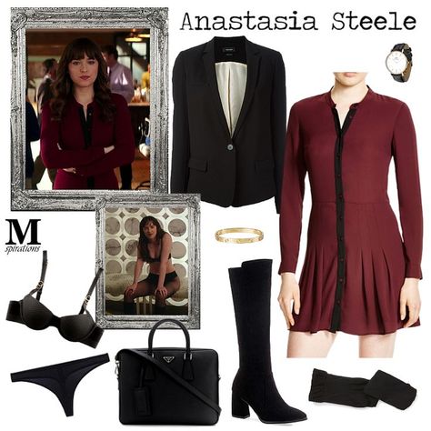 Anastasia Steele Style, Anastasia Steele Outfits, Anastasia Grey, Grey Wardrobe, Dakota Style, Wife Style, Modern Costumes, Anastasia Steele, Movies Outfit