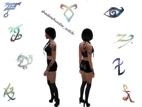 Runes Tattoos, Female Shadow, Tattoos For Female, Sims 4 Tattoos, Sims 4 Piercings, Rune Tattoo, Female Vampire, Sims 4 Game Mods, The Sims 3