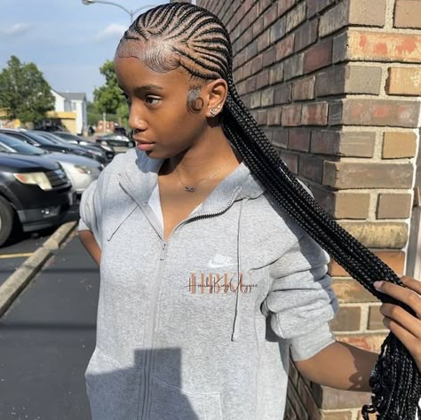 Short Hair Twist Styles, Lemonade Braids Hairstyles, Cornrows Braids For Black Women, Black Ponytail Hairstyles, Feed In Braids Hairstyles, Faux Locs Hairstyles, African Hair Braiding Styles, Braided Cornrow Hairstyles, Cute Box Braids Hairstyles