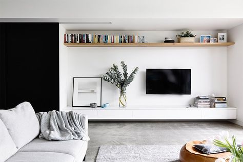 Ruang Tv, Modern Apartment Living Room, Furnitur Ruang Keluarga, Rustic Farmhouse Living Room, Decor Ikea, Trendy Living Rooms, Living Room Scandinavian, Farmhouse Decor Living Room, Living Room Tv Wall