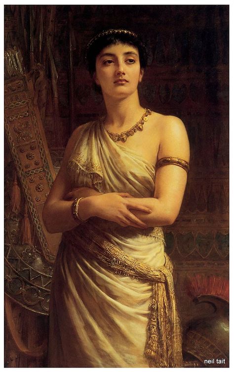 Merab by Edwin Long Babylonian Woman, Babylonian Art, Greek Women, Egyptian Women, Paradise Lost, Ancient Mesopotamia, Academic Art, King David, Historical Painting