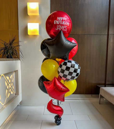 🏁 This Racing Balloon Set is ready to take your birthday party to the next level!🚦 With a set of checkered flag balloons, you can create vibrant balloon bouquets that will add a racing touch to any celebration. 🏁 Get ready to rev up the fun with these playful and quirky party decorations! Simply click on the featured product in each photo for a quick and convenient checkout experience on our website! 💻 #torontoballoons #gtaballoons #gtaballoonsdelivery #kleinburgballoons #mississaugabal... Unique Bouquet, Custom Hot Wheels, Paper Hat, Checkered Flag, Balloon Bouquet, Event Party, Milestone Birthdays, Flag Design, Foil Balloons