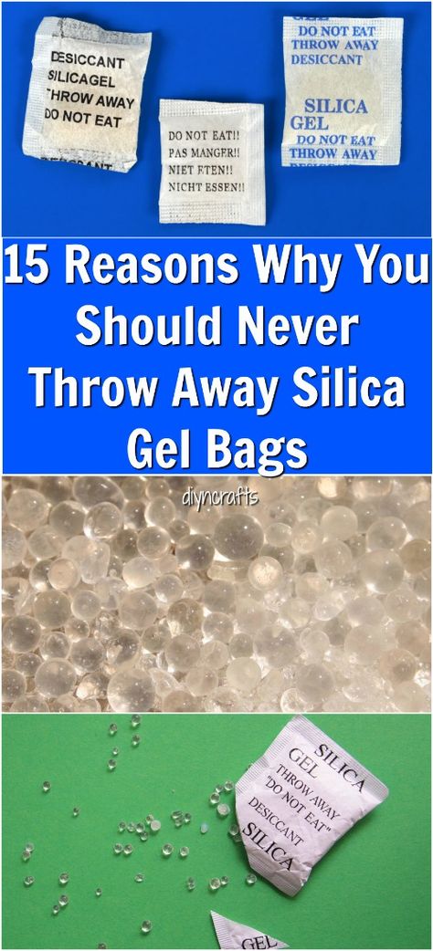 We have all purchased products which come with those little bags containing silica gel beads at one point or other. If you are like me, you always have thrown them away the moment you see them. I actually heard at some point that they were toxic. So I was always happy to be rid of them. Brilliant collection showing how you can reuse silica gel bags! 15 total ideas on silica gel bag lifehacks and uses. via @vanessacrafting Silica Gel Uses, Healthy Website, Gel Beads, Beauty Habits, Diy And Crafts Sewing, Healthy Food List, Beauty Advice, Kids Diet, Do Not Eat