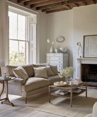 White Company Living Room, Spring Home Refresh, Home Refresh Ideas, Apartment Vision Board, Calm Home, Living Room And Family Room, House Room Ideas, Spring Scents, Rattan Coffee Table