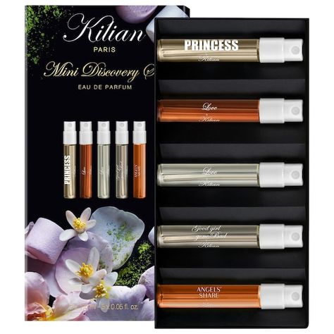 Mini Best-Sellers Perfume Discovery Set - KILIAN Paris | Sephora Pinned Hair, Ginger Green Tea, Fragrance Bar, Kilian Paris, Sephora Products, Angels Share, Best Scents, Perfume Smells, Spf Makeup