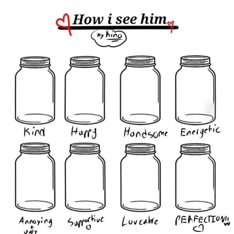 1 Man 1 Jar, How I See Him Jar, How I See Him Jar Template, Jar Of Template, Jar Of Happiness Template, Jar Of, Fill The Jars Template, Geometric Art Animal, Happy Jar