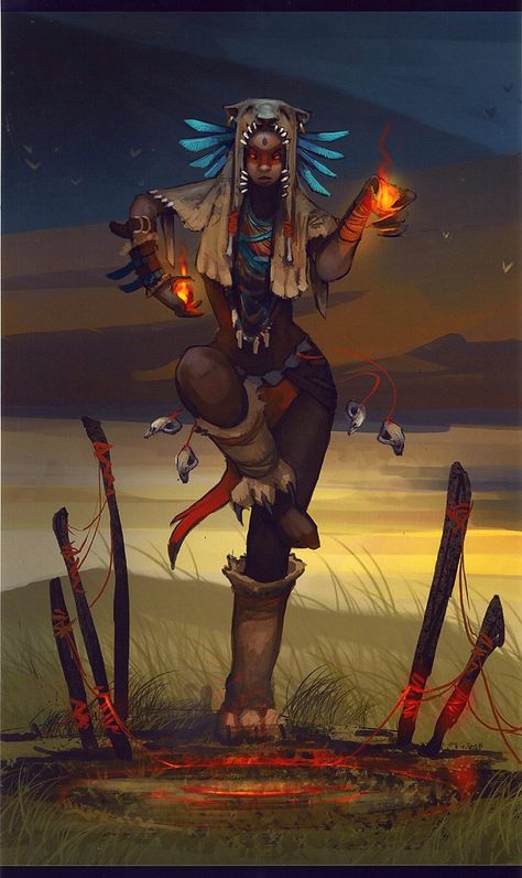 Bear Totem, Heroic Fantasy, Afro Art, Art And Illustration, Fantasy World, African Art, Black Art, American Art, Character Concept