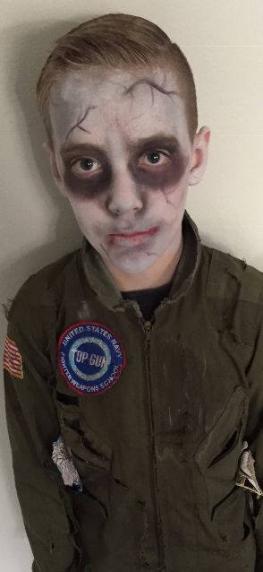 Zombie Makeup Ideas Easy Kids, Kids Zombie Costume Boys Diy, Zombie Makeup Easy Kids, Easy Kids Zombie Makeup, Zombie Makeup Kids Boys, Halloween Zombie Makeup Kids, Boy Zombie Makeup, Zombie Face Paint Easy, Halloween Makeup Boys Easy