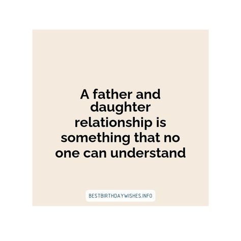 The bond between a father and daughter is like no other. To honour this special connection, we have gathered the most heartwarming quotes about the fa... | # #BirthdayWishes Check more at https://www.ehindijokes.com/quotes-for-father-daughter-bond/ Father Daughter Bond Quotes, Protective Father Quotes, Father Daughter Bond, Gunnery Sergeant, Heartwarming Quotes, Bond Quotes, Heart Warming Quotes, Father And Daughter, Father Quotes