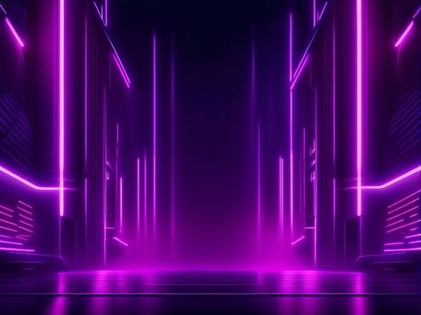 Photo empty dark abstract background bac... | Premium Photo #Freepik #photo Purple And Red Background, Purple Background Design, Dark Abstract Background, Gaming Background, Disco Background, Photos Editing, Background Neon, Neon Background, Neon Abstract