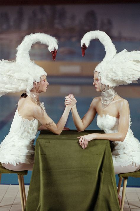 Uldus Bakhtiozina, Slim Aaron, Film Inspiration, White Swan, Vogue Italia, Film Stills, Pics Art, Swans, Anthropology