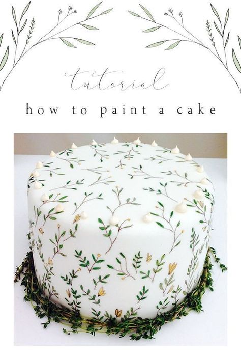 Torte Creative, Cake Maker, Torte Cupcake, Blueberry Lemon Cake, Blueberry Cake, Cake Makers, Painted Cakes, Cake Cover, Cake Decorating Tutorials