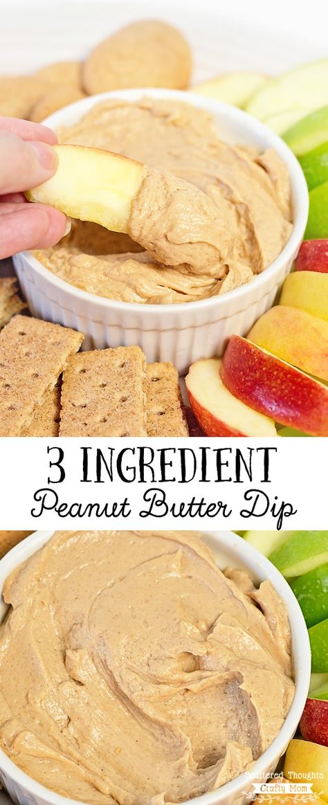 Easy Fruit Dip, Dairy Free Dips, Peanut Butter Dip, Snack Easy, Fruit Dips Recipes, Dairy Free Snacks, Fruit Logo, Sweet Dips, Food Baby