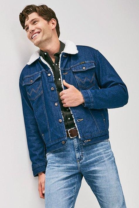 Men's Denim Jackets, Classic Fits, Brand Boards, Shop Jeans, Classic Jacket, Denim Gift, Jackets For Men, Denim Jacket Men, Denim Jackets