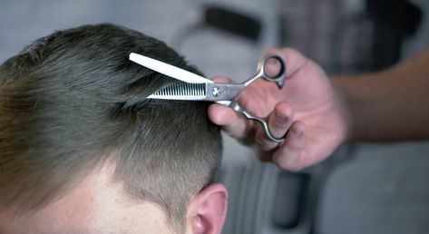 How To Texturise Hair With A Thinning Scissor | Barber Basics | Dark Stag Hair Thinning Scissors, Baby Boy Haircuts, Barber Shears, Thinning Shears, Men's Short Hair, Men's Long Hairstyles, Barber Scissors, Unruly Hair, Thinning Scissors