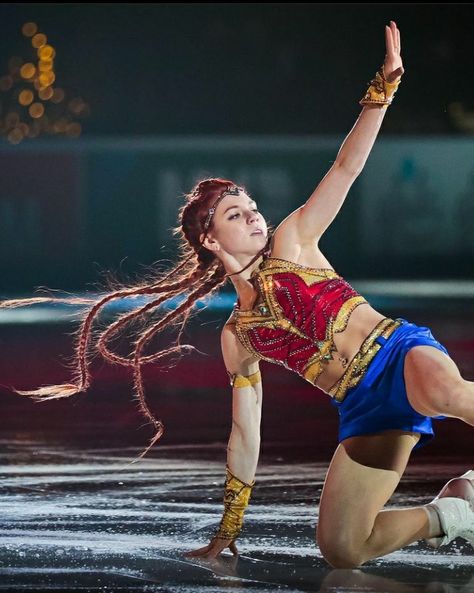 Alexandra Trusova, The Ice, Wonder Woman, Wonder, Red, Hair