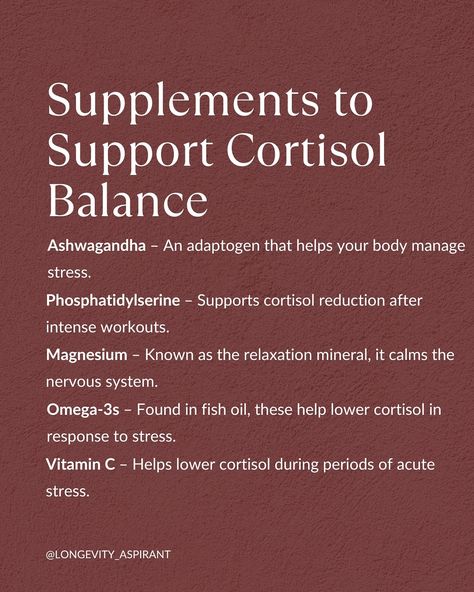 Feeling stressed? 😫 Swipe to learn how to naturally balance cortisol, the body’s stress hormone! Cortisol is essential, but too much of it can throw your body off balance. Lifestyle tweaks and a few key supplements can make a world of difference. 🌿✨ From mindful moments to nutrient-packed foods, these tips can help support your body’s natural resilience. 💪💆‍♀️ 🌱 What’s your favorite way to unwind and manage stress? Let’s chat in the comments! 👇 #StressRelief #CortisolBalance #WellnessJo... How To Reset Your Hormones, Cortisol Meal Plan, Essential Oils For Cortisol Reduction, High Cortisol Supplements, Cortisol Reduction Supplements, Low Cortisol Workout, What Is Cortisol, Signs Of High Cortisol, How To Reduce Cortisol Levels