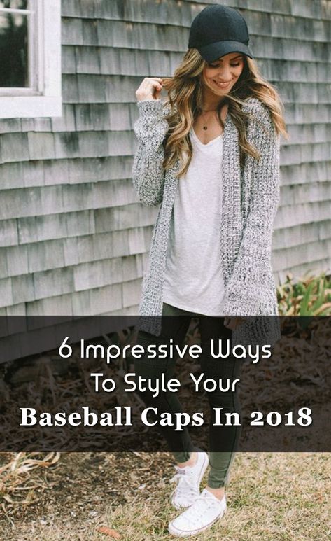 6 Impressive Ways To Style Your Baseball Caps In 2018 How To Style A Ball Cap, Cute Hat Hairstyles Ball Caps Long Hair, Women Wearing Baseball Caps, How To Wear A Cap With Long Hair, How To Wear A Hat With Long Hair Baseball Caps, How To Wear A Cap Women, How To Wear A Ball Cap Women, Outfit With Baseball Cap For Women, Outfits With Ball Caps For Women