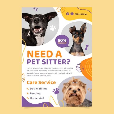 Premium PSD | Flat design pets care instagram stories Pet Poster Design, Limitless Logo, Pet Sitting Flyer, Mustang Decor, Pet Sitting Logo, Instagram Story Template Background, Pet Shop Logo Design, Service Poster, Pet Shop Logo